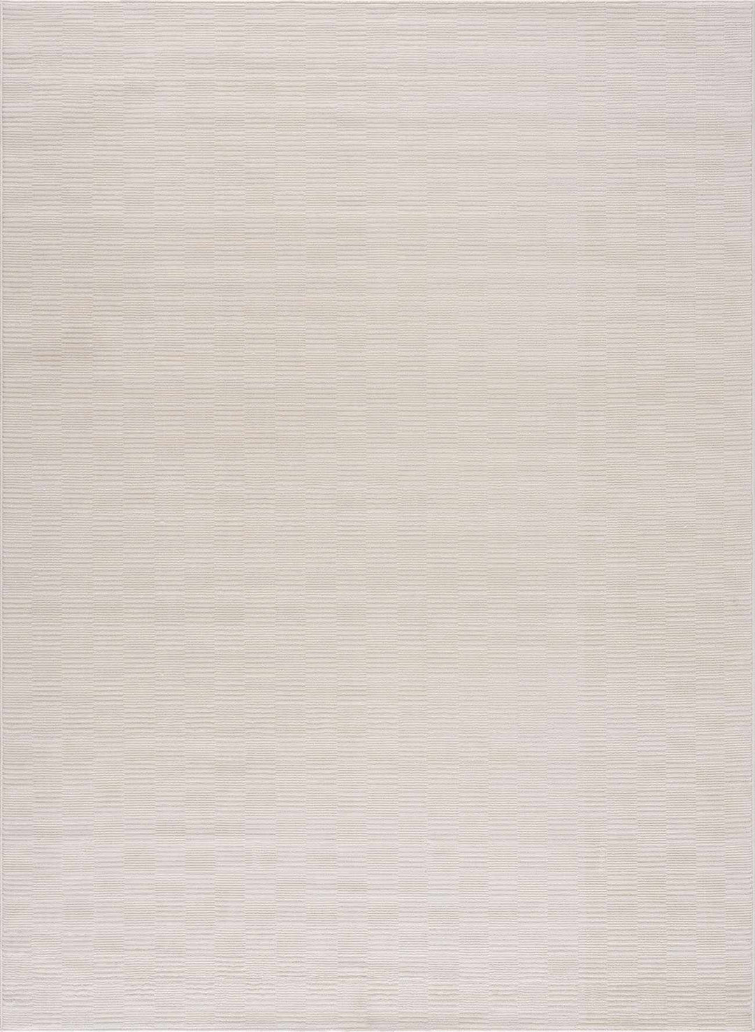 Kazuma White Contemporary Style Washable Area Rug