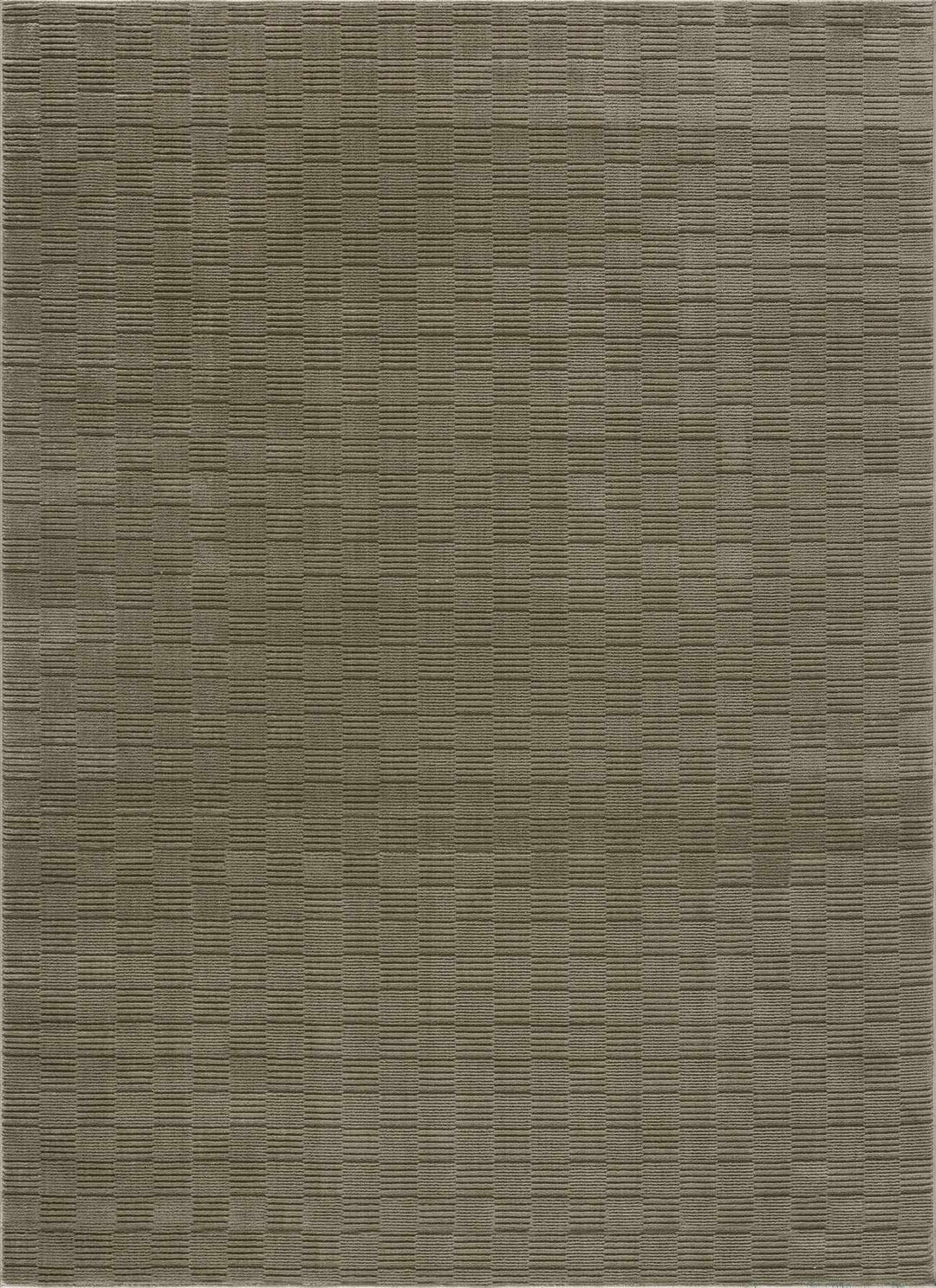 Kazuma Green Contemporary Style Washable Area Rug