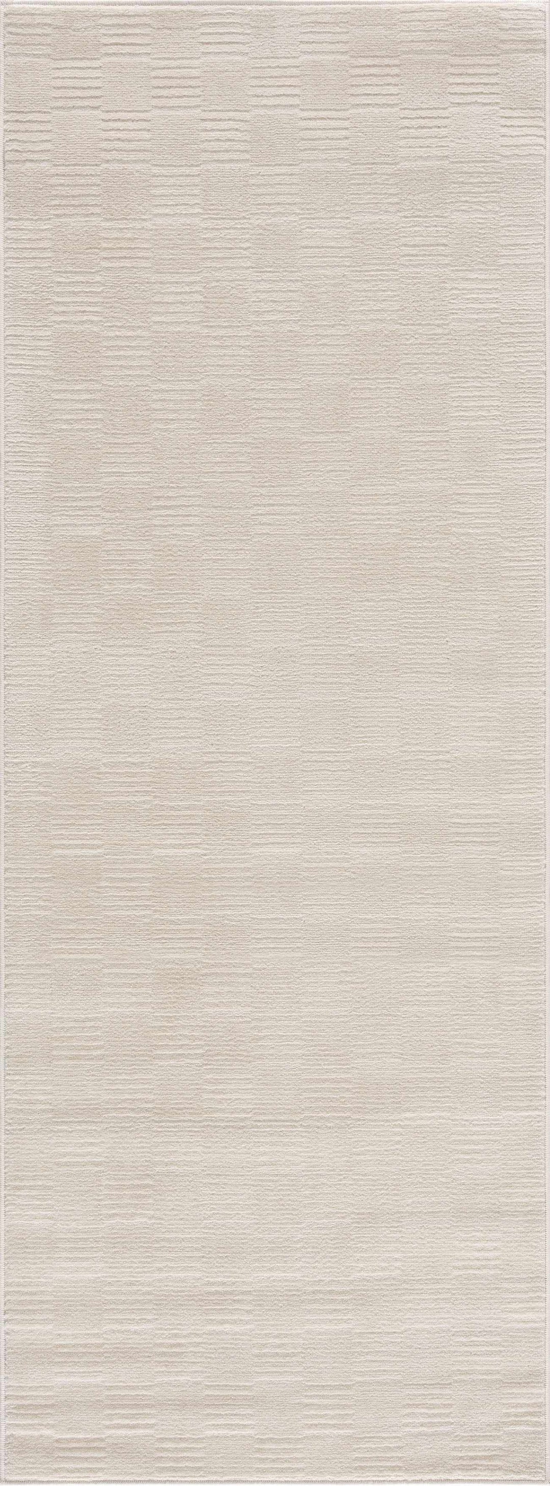 Kazuma White Contemporary Style Washable Area Rug