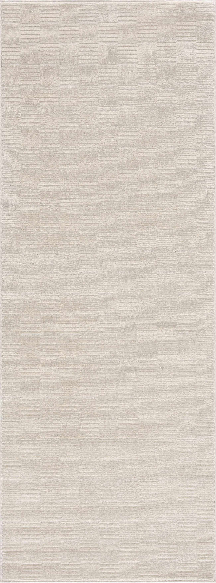 Kazuma White Contemporary Style Washable Area Rug