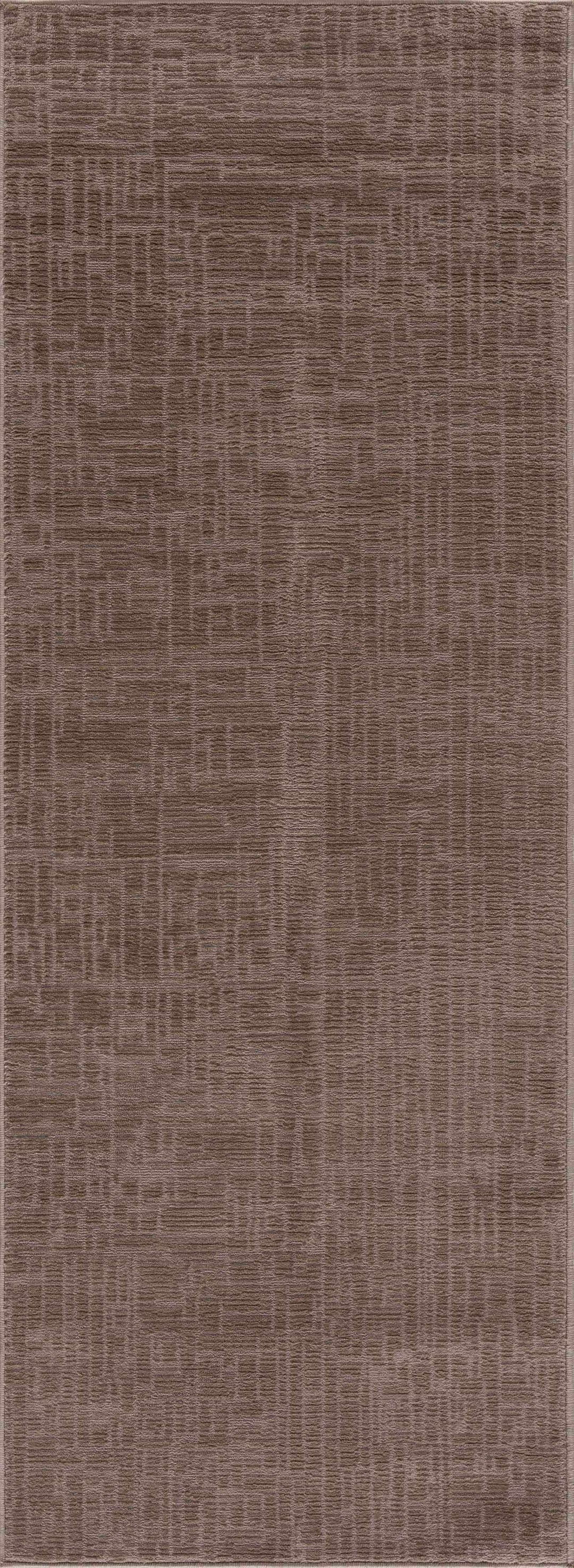 Leanna Modern Style Brown Washable Area Rug