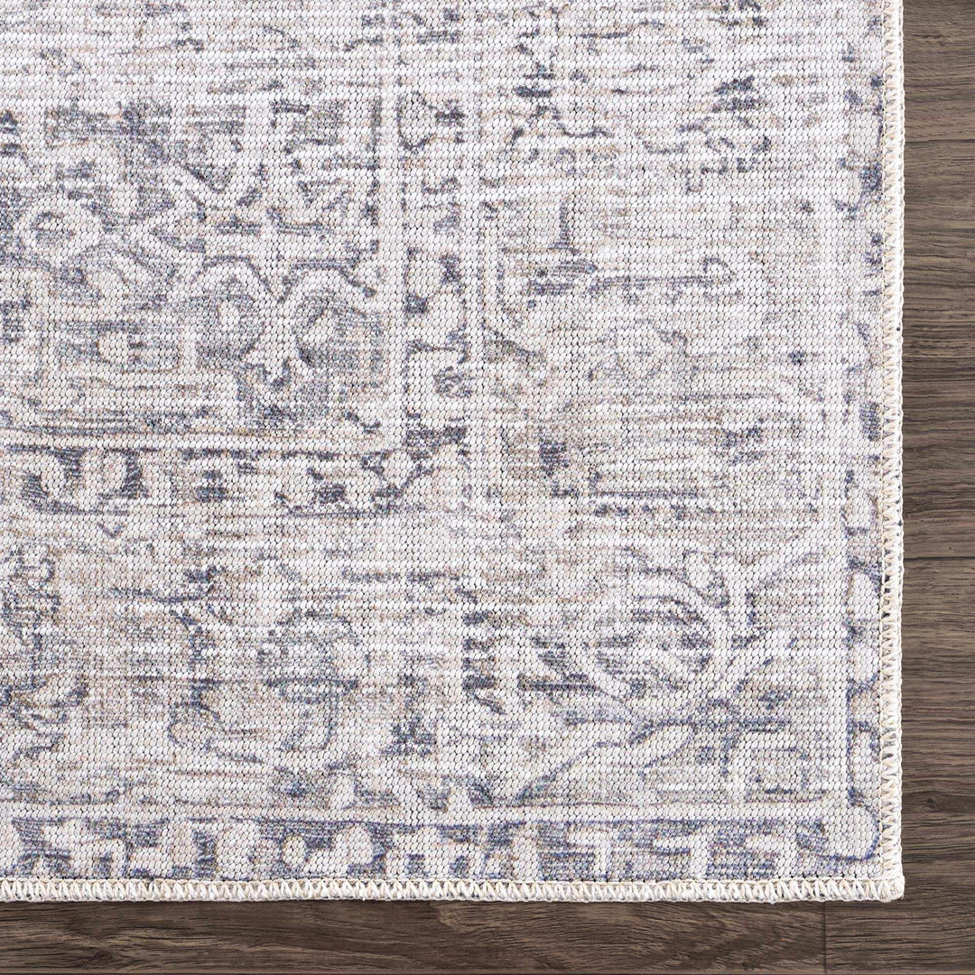 Nyako Gray Traditional Style Area Rug