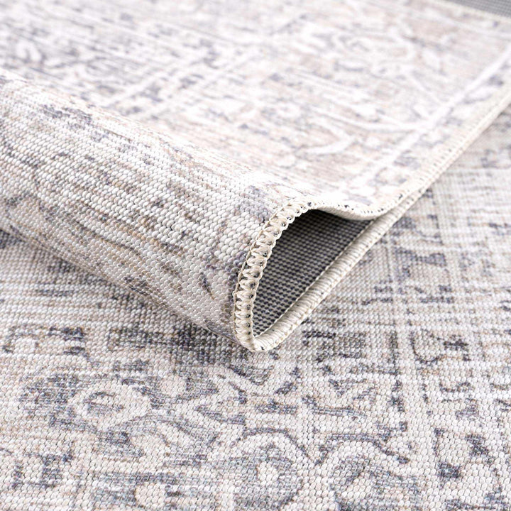 Nyako Gray Traditional Style Area Rug