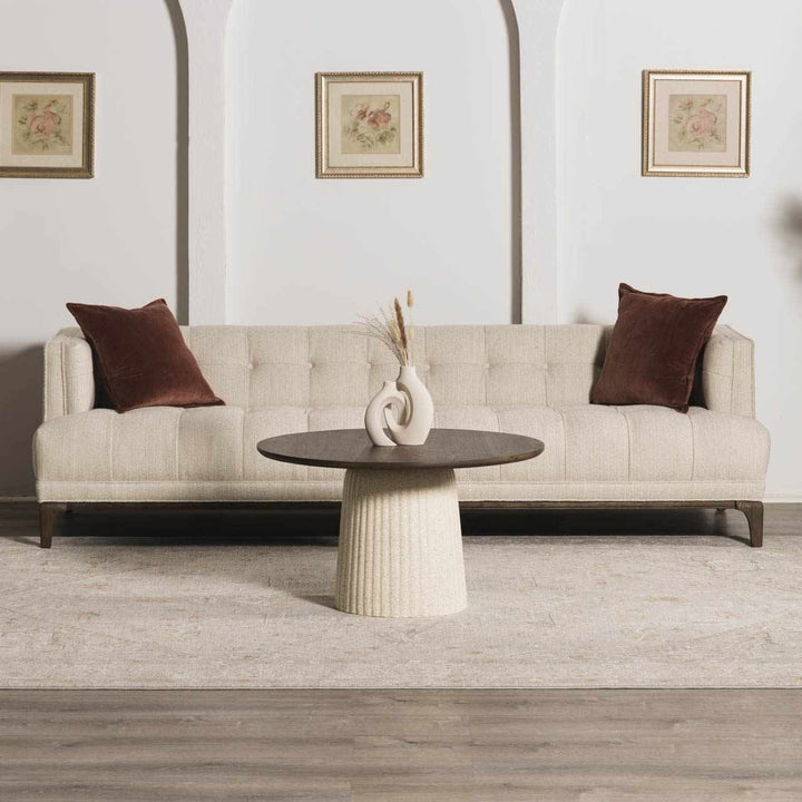 Engin Traditional Medallion Design Gray Area Rug