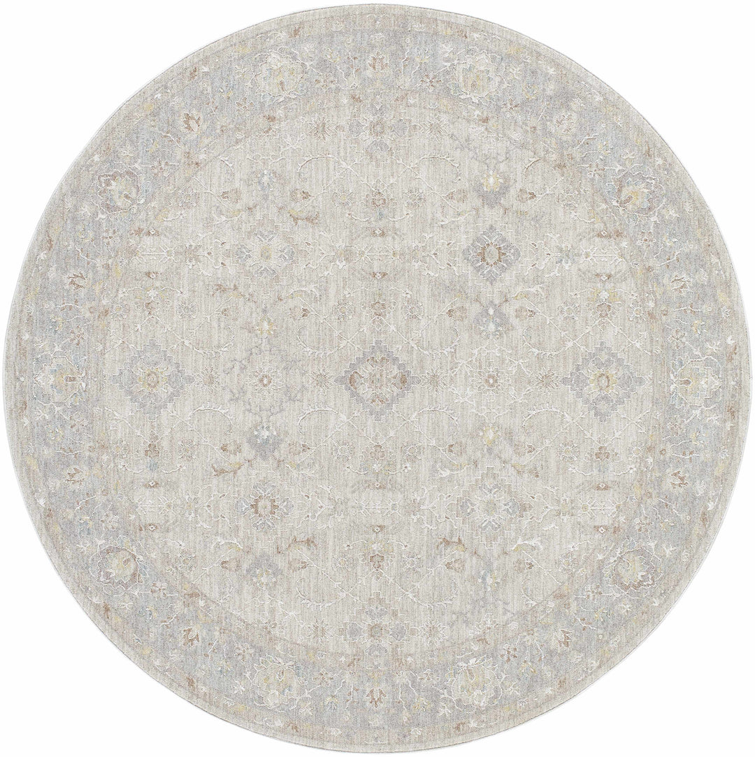 Feray Traditional Style Beige And Gray Area Rug