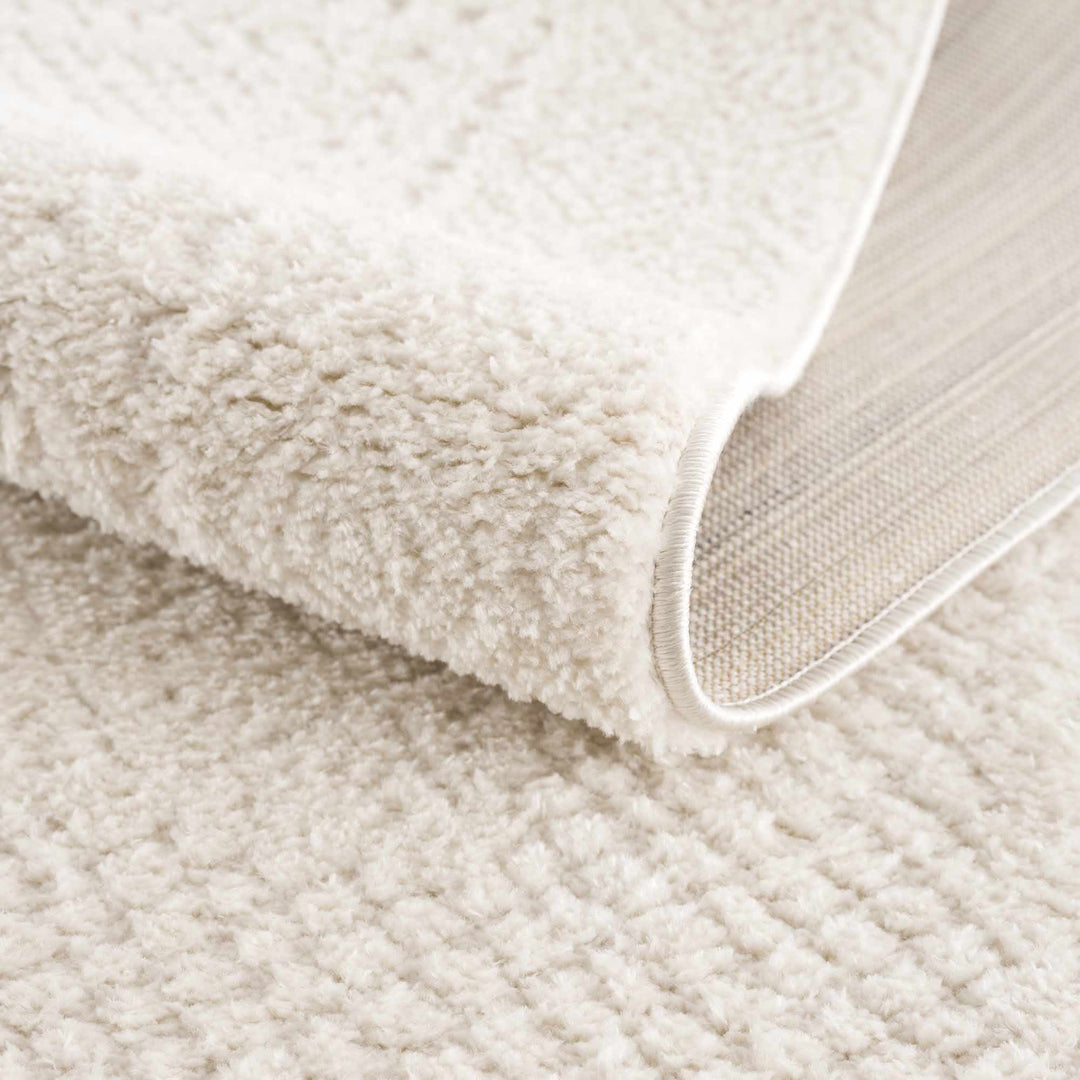 Julio Ivory Contemporary Geometrical Design Rug