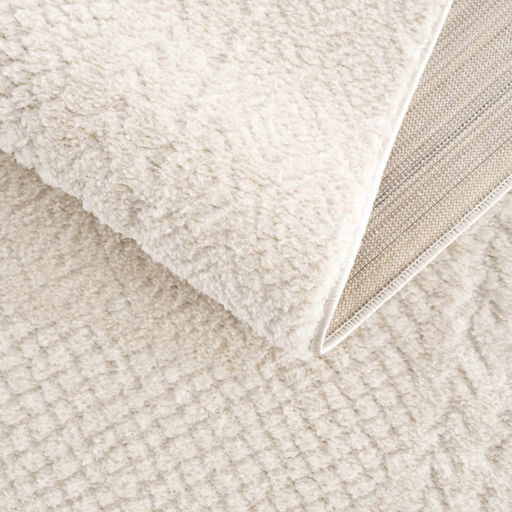 Julio Ivory Contemporary Geometrical Design Rug