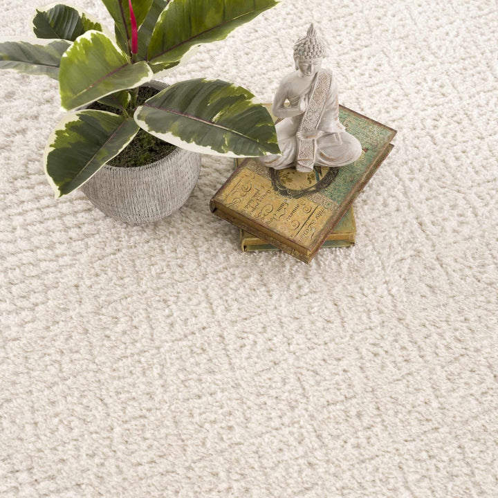 Julio Ivory Contemporary Geometrical Design Rug