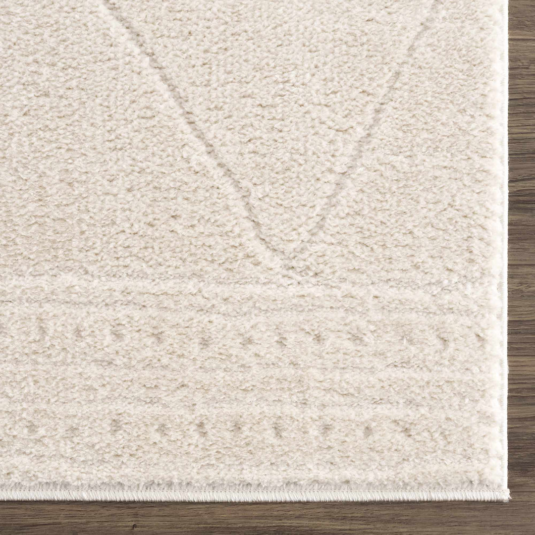 Keone Modern Style Ivory Area Rug