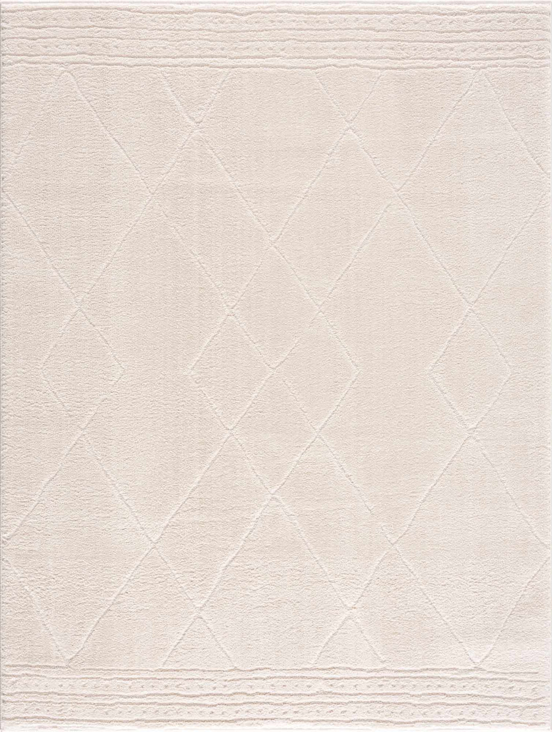 Keone Modern Style Ivory Area Rug