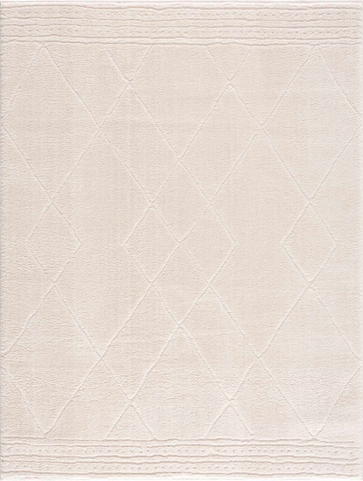 Keone Modern Style Ivory Area Rug