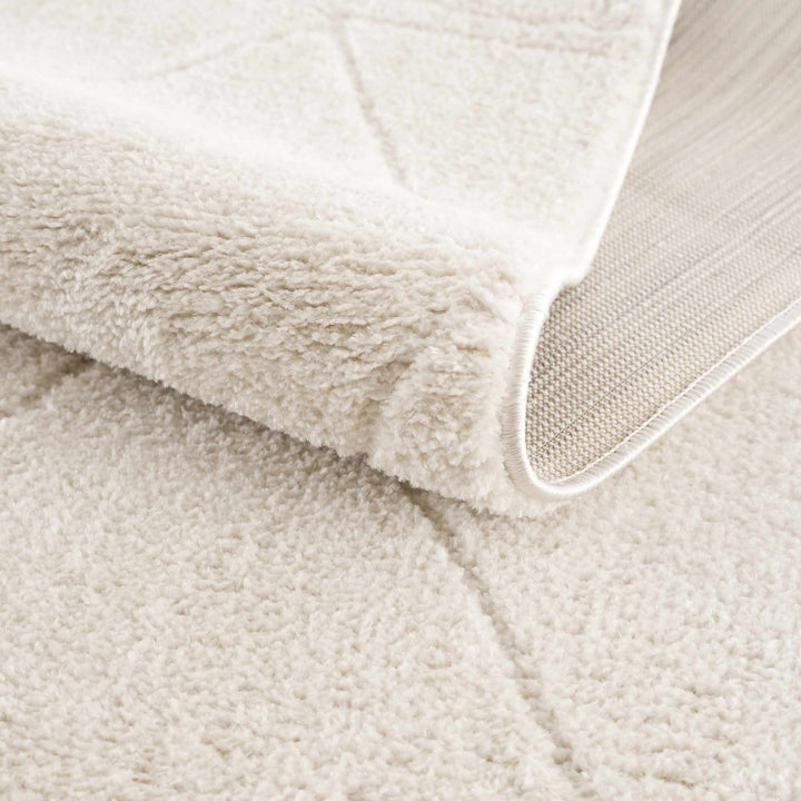 Keone Modern Style Ivory Area Rug