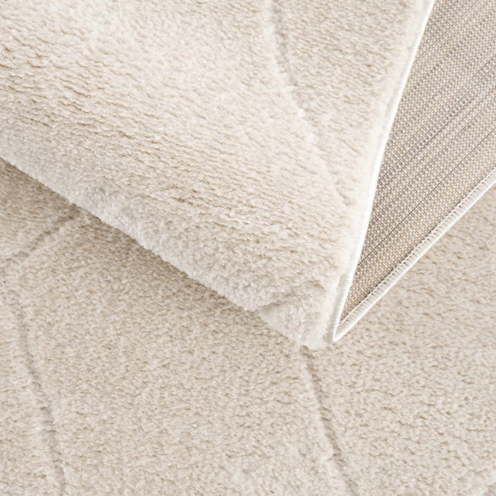 Keone Modern Style Ivory Area Rug