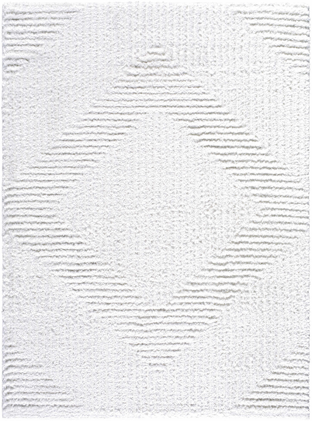 Ashlyn Contemporary Geometrical Ivory Area Rug