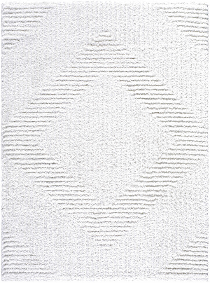 Ashlyn Contemporary Geometrical Ivory Area Rug