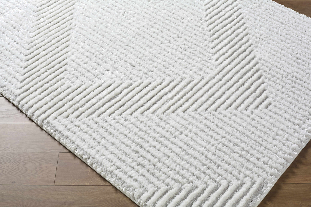 Ashlyn Contemporary Geometrical Ivory Area Rug