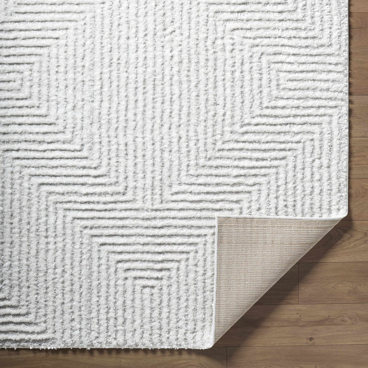 Ashlyn Contemporary Geometrical Ivory Area Rug