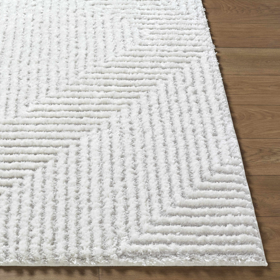 Ashlyn Contemporary Geometrical Ivory Area Rug