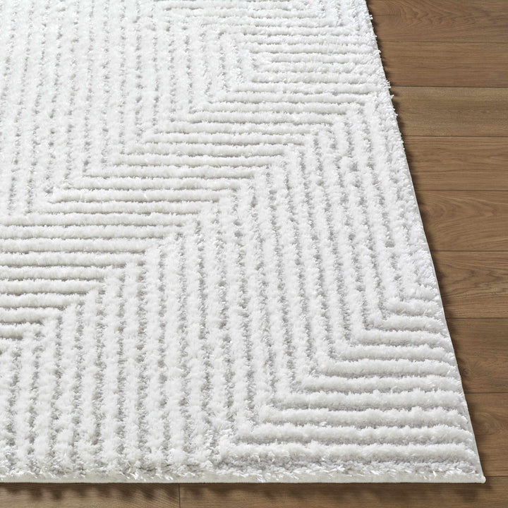 Ashlyn Contemporary Geometrical Ivory Area Rug