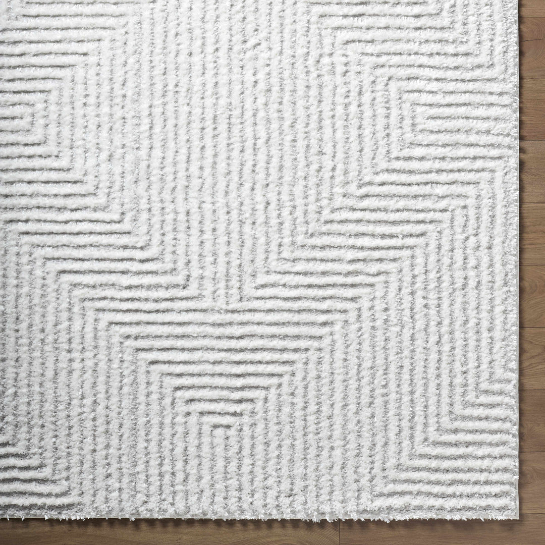 Ashlyn Contemporary Geometrical Ivory Area Rug