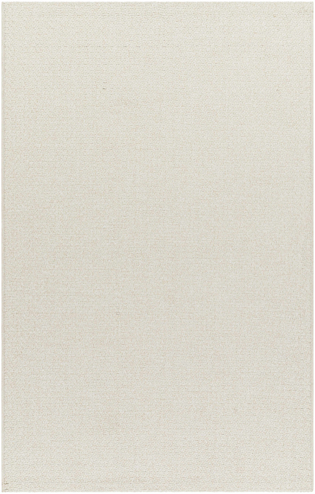 Ozzie Modern Solid Ivory Machine Woven Rug
