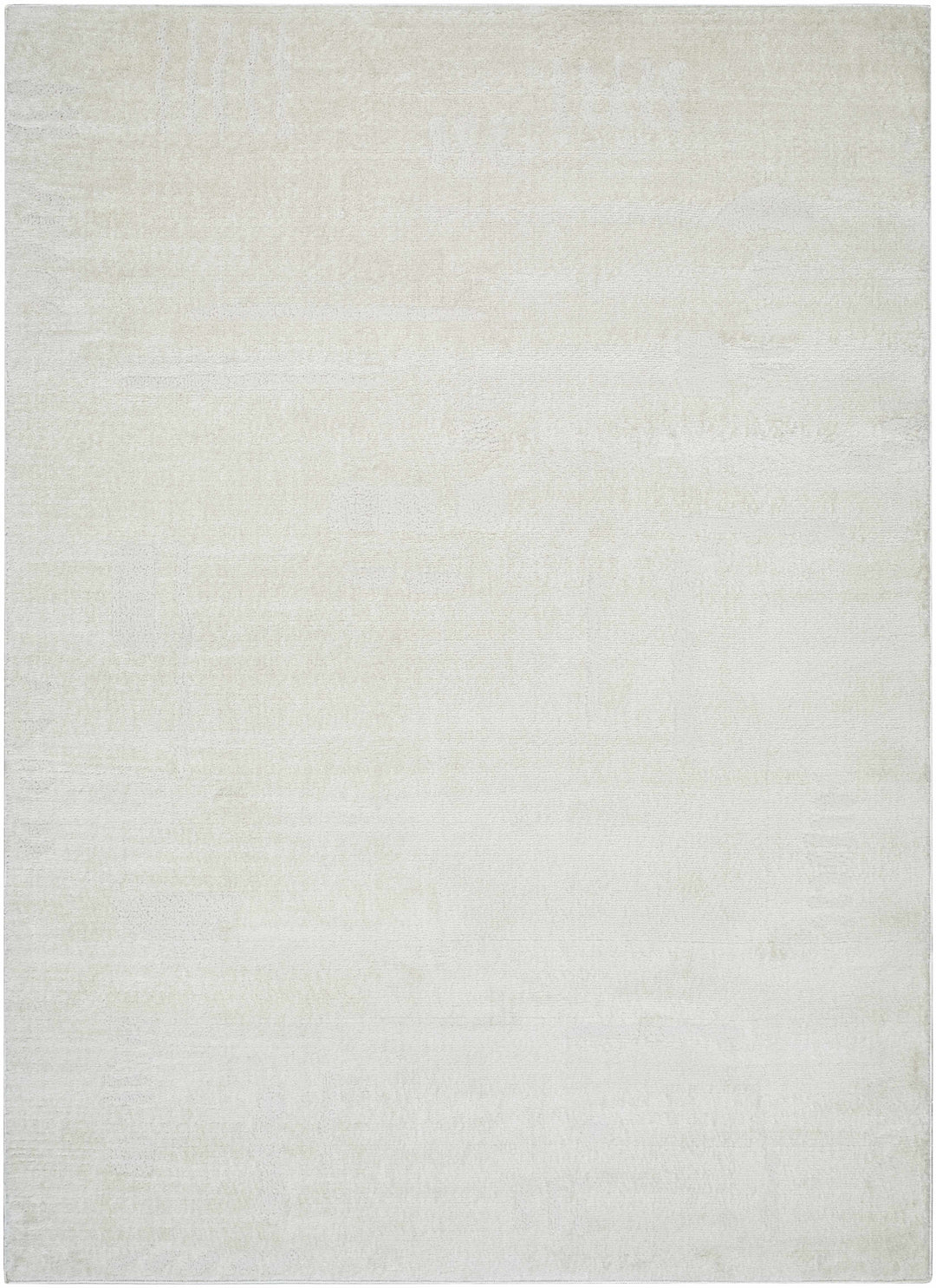 Winda Ivory Modern Solid Design Area Rug