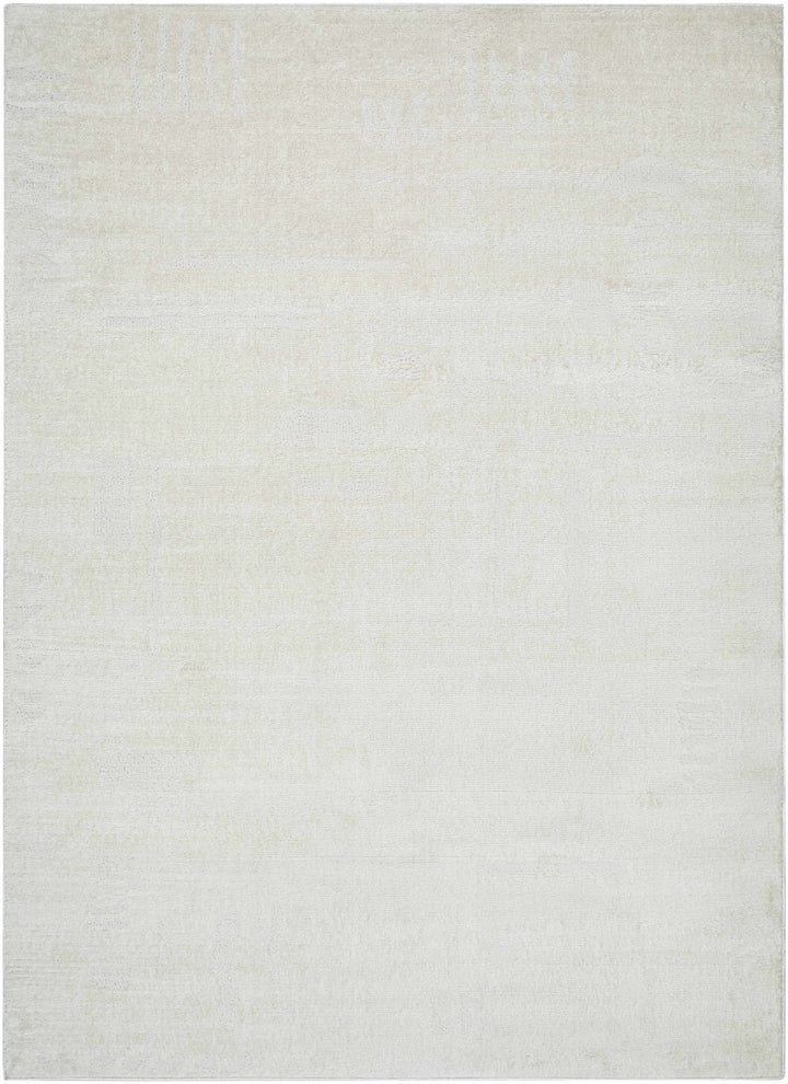 Winda Ivory Modern Solid Design Area Rug