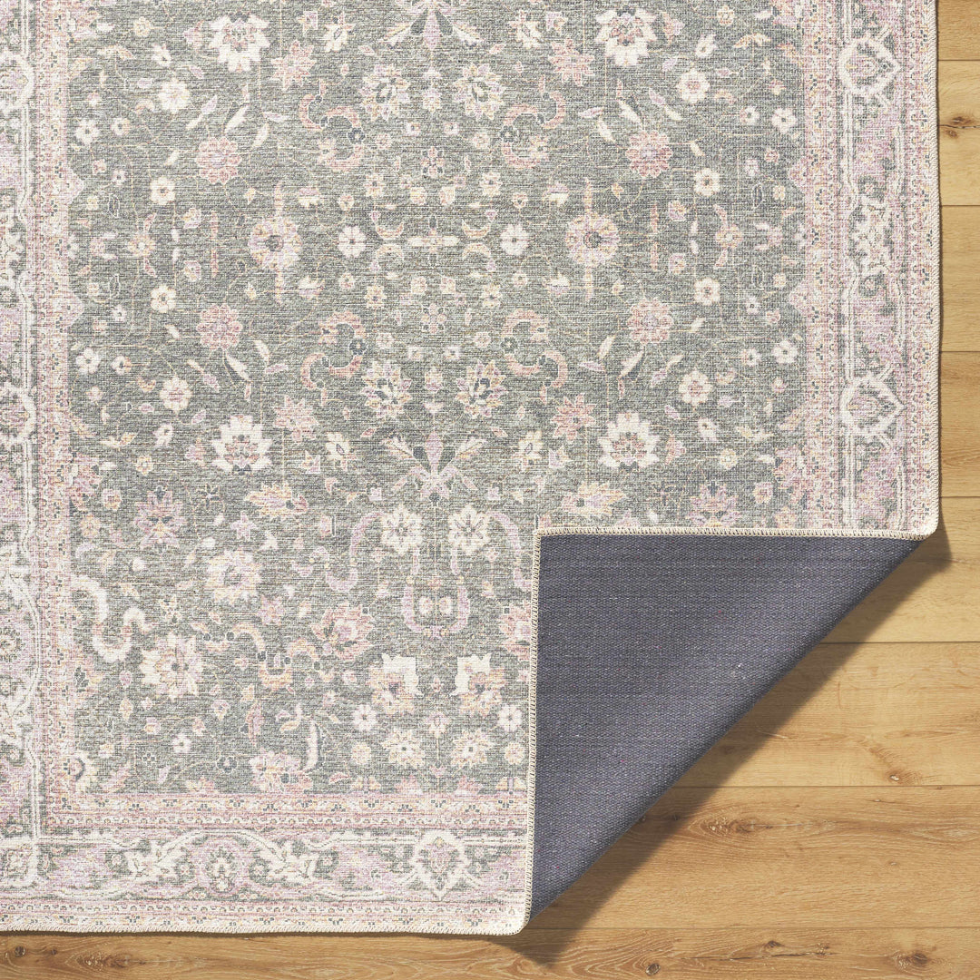 Alyson Traditional Green And Beige Washable Rug