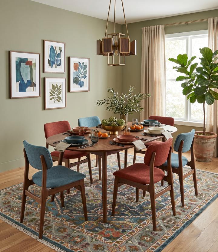 Hand Knotted Charcoal, Camel and Teal Traditional Heriz Multi size Wool Area Rug