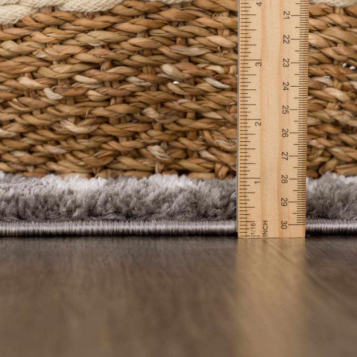 Allard Contemporary Style Beige And Brown Washable Area Rug