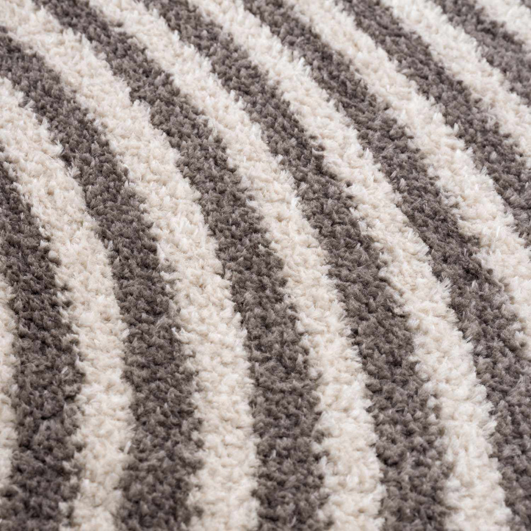 Allard Contemporary Style Beige And Brown Washable Area Rug