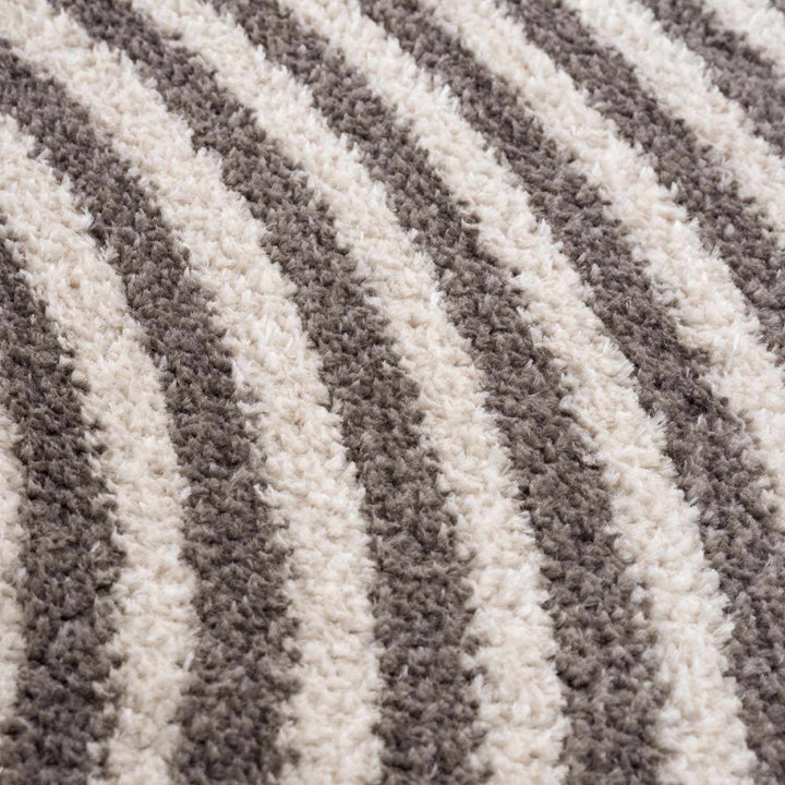 Allard Contemporary Style Beige And Brown Washable Area Rug