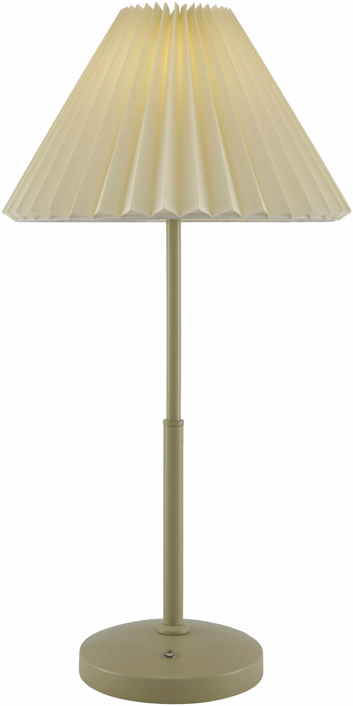 Hamidiyeh Traditional Cream & Ivory Table Lamp – Iron Base, Polyester Shade