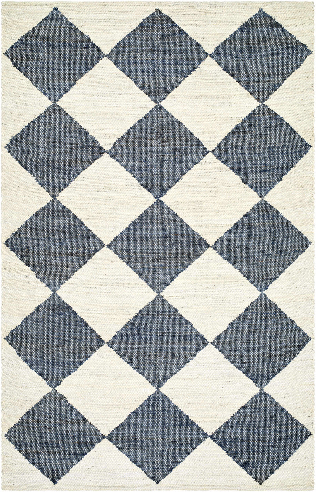 Andrin Modern Gray And Ivory Geometrical Rug