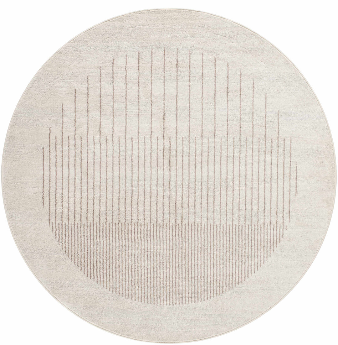 Howi Contemporary Beige And Brown Area Rug