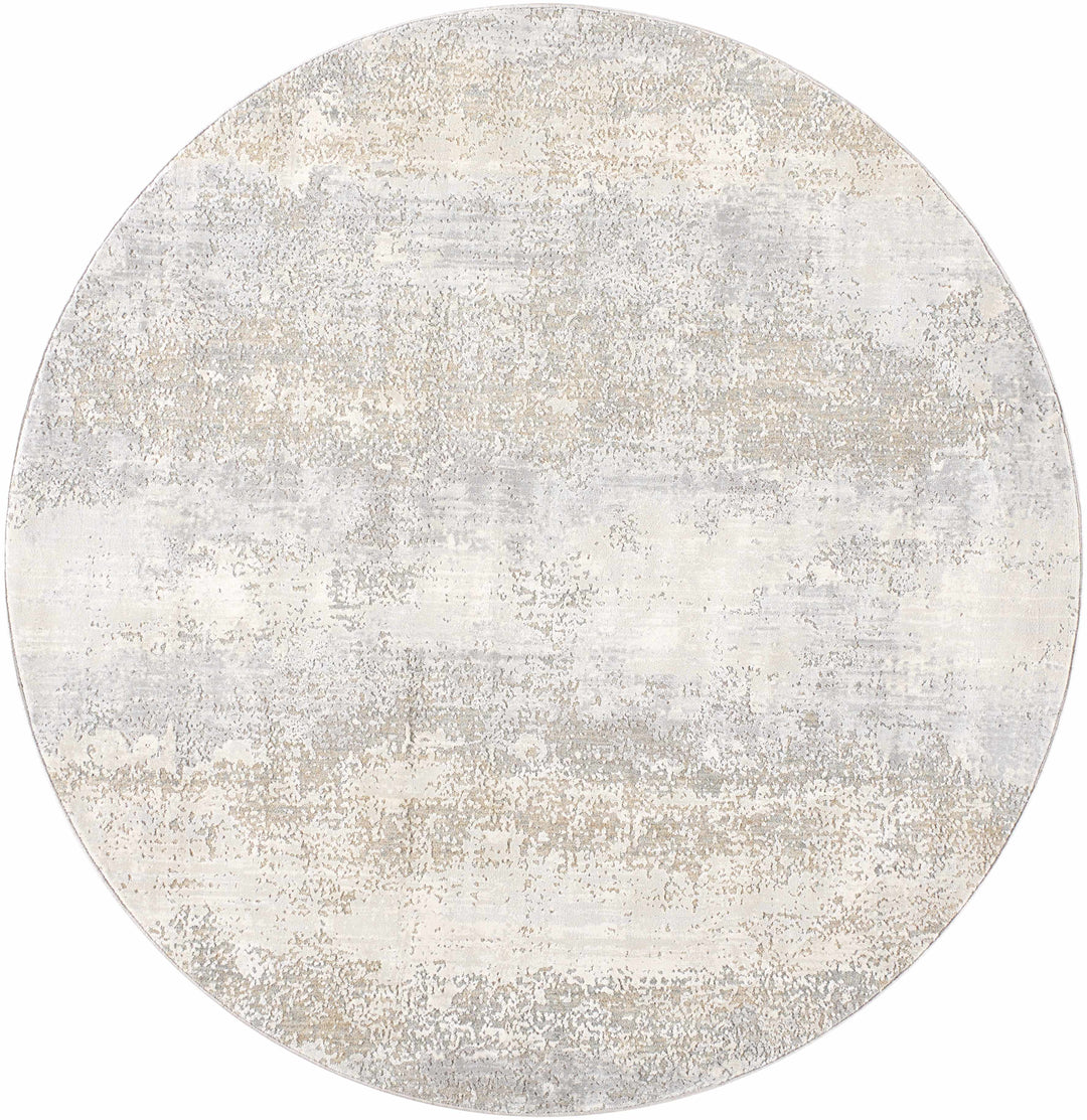 Ikram Modern Style Gray And Beige Boutique Rug