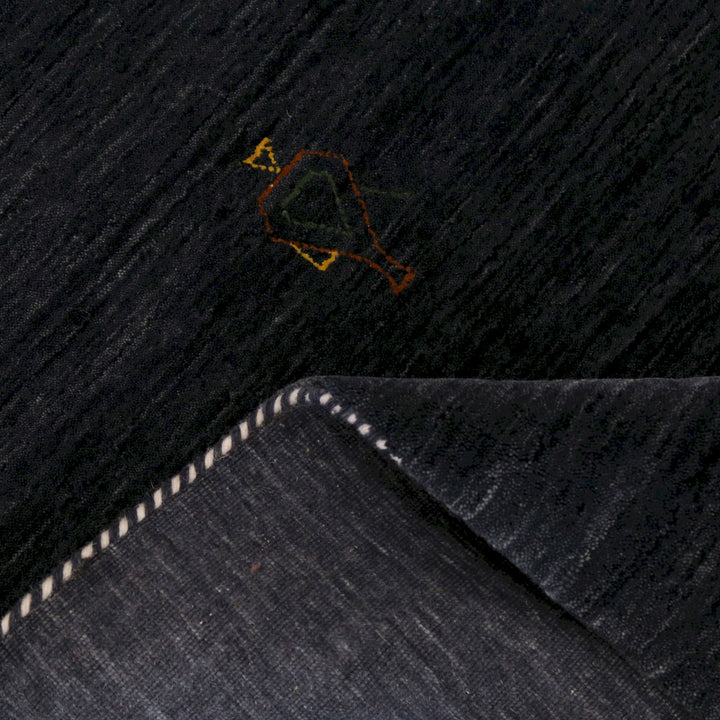 Charcoal Tribal Center Medallion Hand Loomed Wool Area Rug