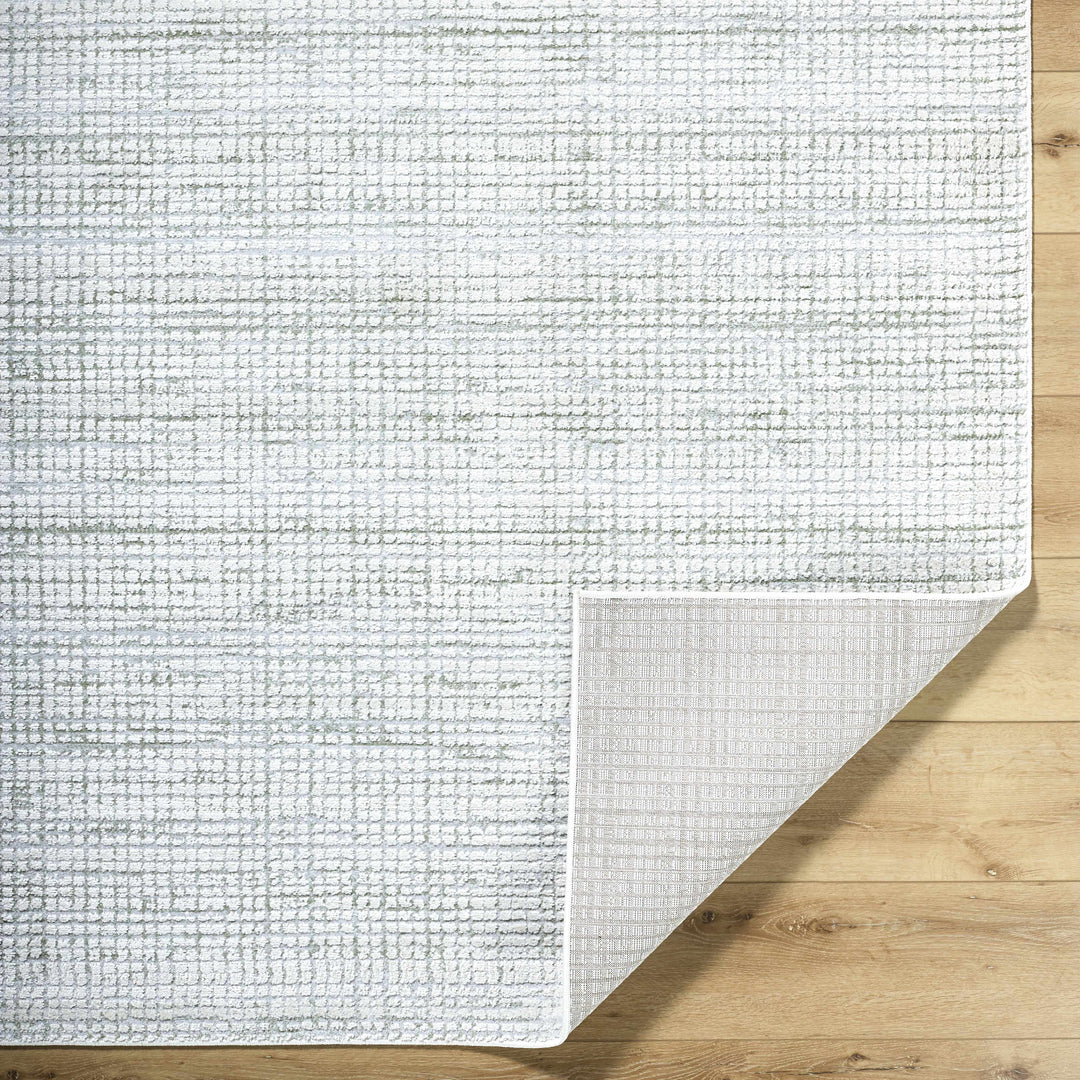 Albena Contemporary Abstract Ivory And Gray Rug