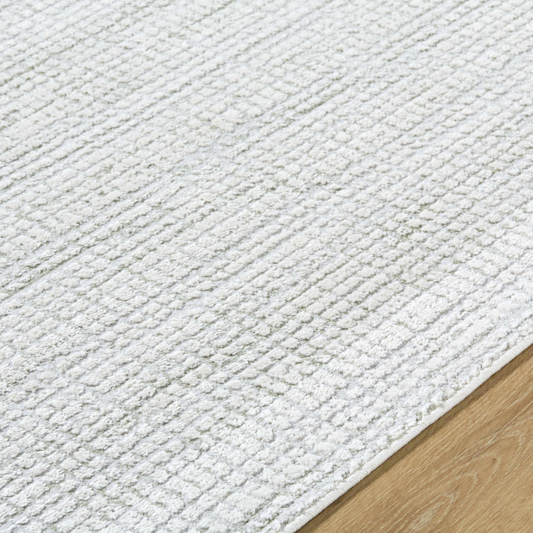Albena Contemporary Abstract Ivory And Gray Rug