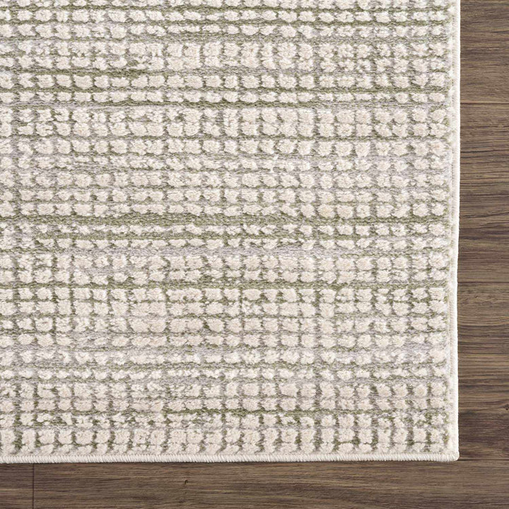 Albena Contemporary Abstract Ivory And Gray Rug