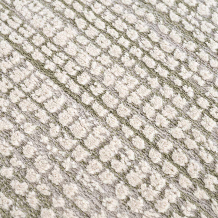 Albena Contemporary Abstract Ivory And Gray Rug