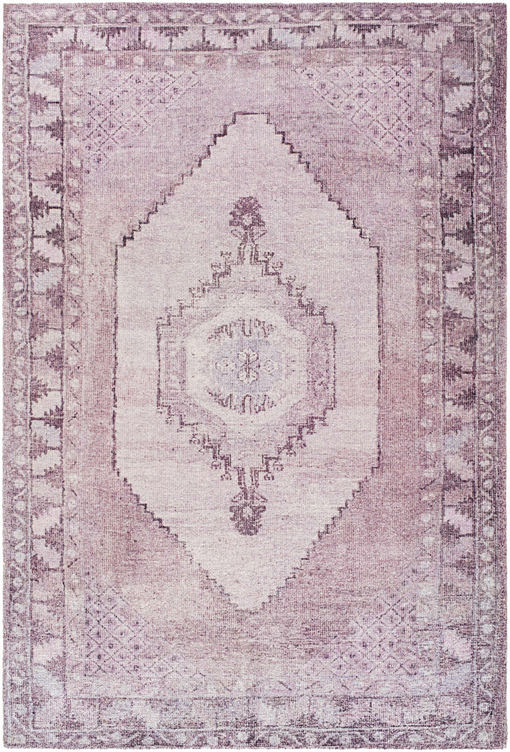 Wayde Traditional Style Purple Hand Tufted Area Rug