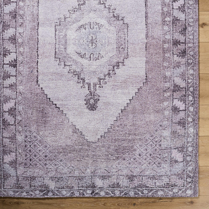 Wayde Traditional Style Purple Hand Tufted Area Rug