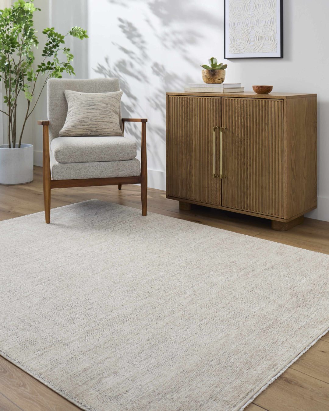Astrea  Gray And Beige Traditional Style Area Rug