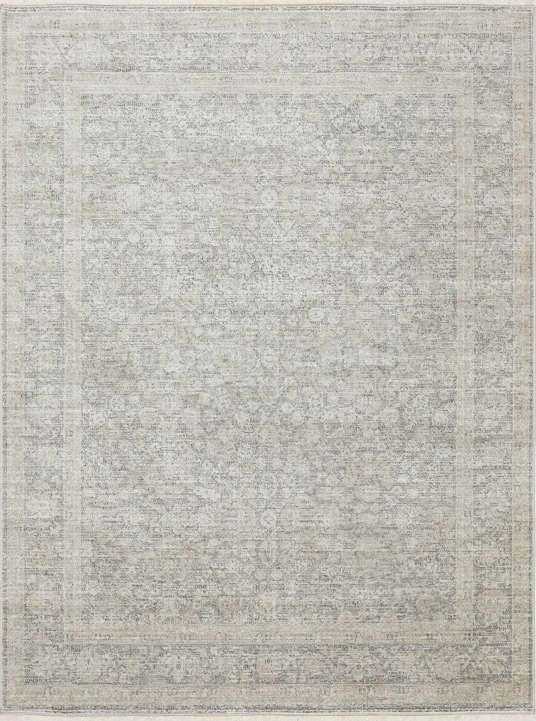 Astrea  Gray And Beige Traditional Style Area Rug