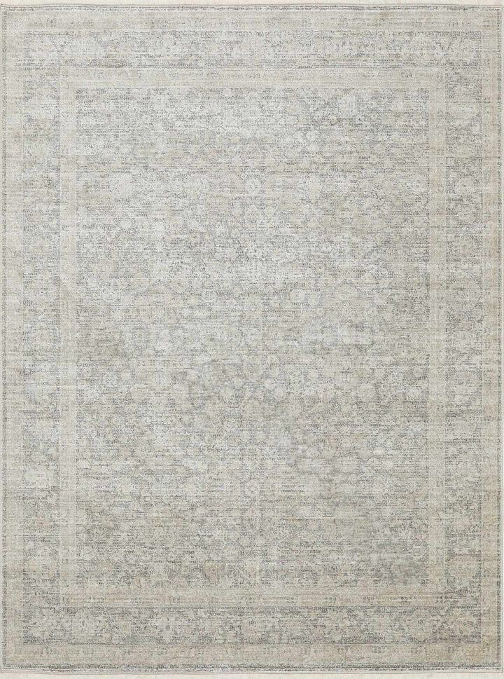 Astrea  Gray And Beige Traditional Style Area Rug