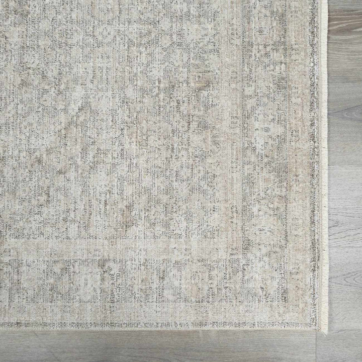 Astrea  Gray And Beige Traditional Style Area Rug