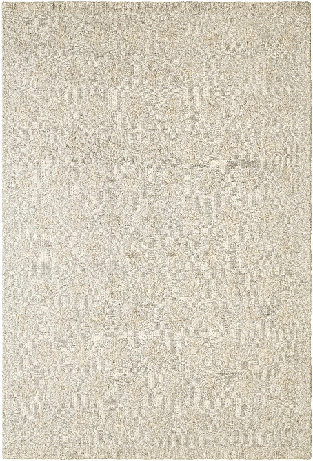 Lotta Hand Tufted Modern Style Beige Wool Area Rug