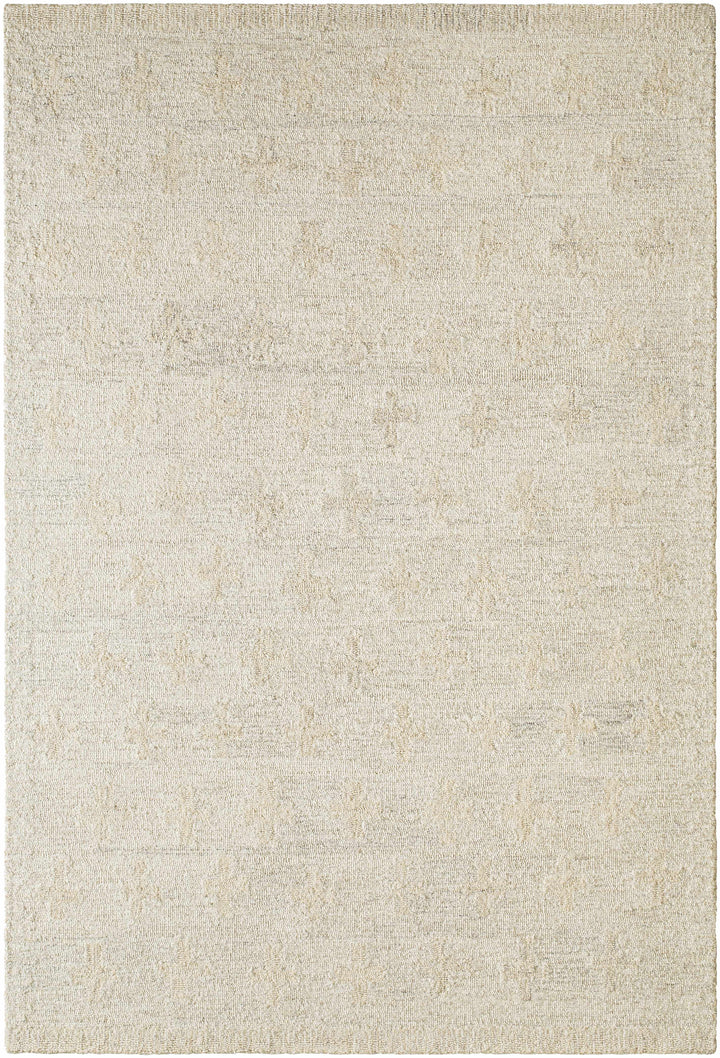 Lotta Hand Tufted Modern Style Beige Wool Area Rug