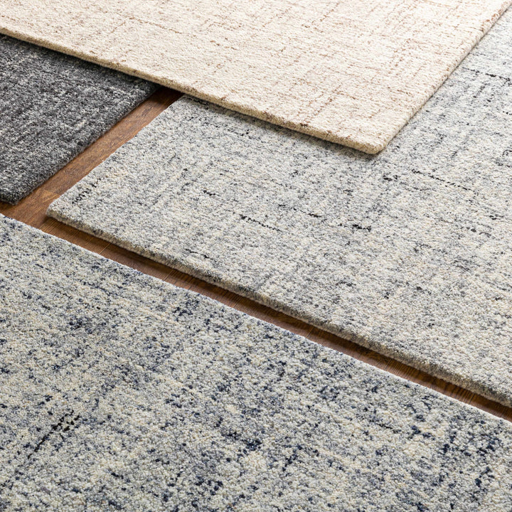 Estella Contemporary Abstract Design Ivory And Gray Area Rug